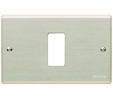 Bticino magic placca con viti a 1 posto oxidal